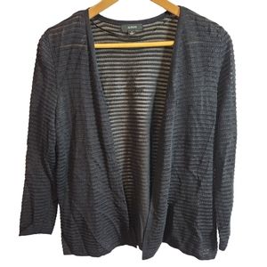 Alfani Ribbed Open Front Cardigan